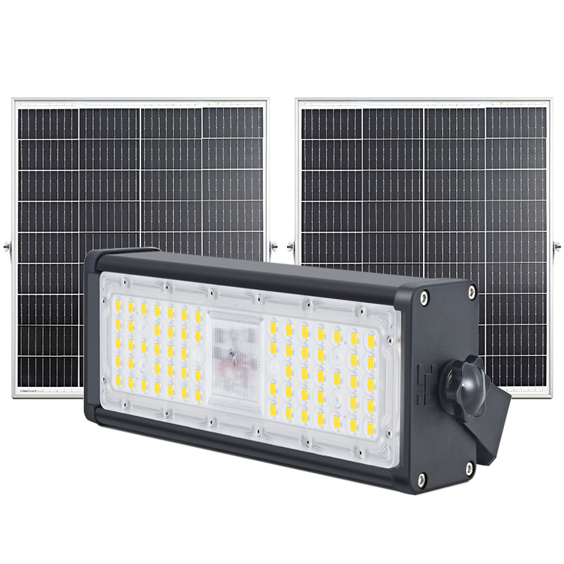 AI LOT smart solar flood light 50W Global GPS Positioning,Anti-Theft Funcyion