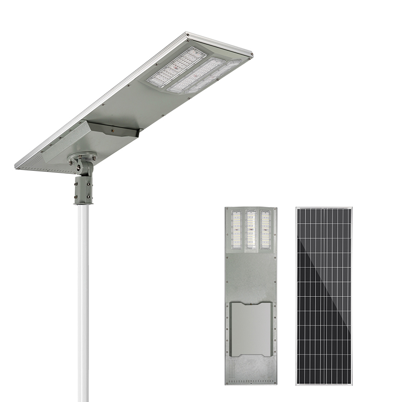 AI lOT SOLAR STREET LIGHT 100W 60AH HC-CZSL3-39-100W