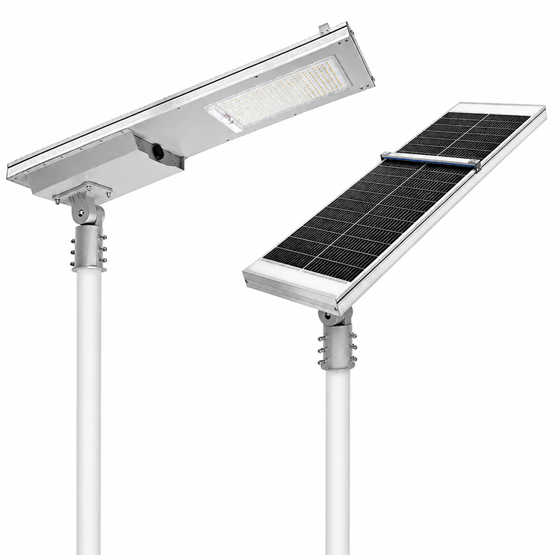 WERISE Global GPS Adjustable Brightness and Color Temperature AI IOT Smart Solar Led Street Light With Self-Cleaning Function